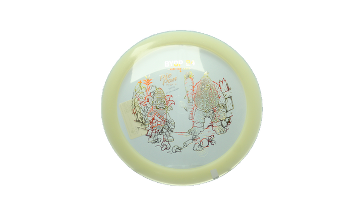 Pie Pan Discs 2026 BYOP Crop Wreckers Pre-Release Cherry Glow Hype Distance Driver Front View