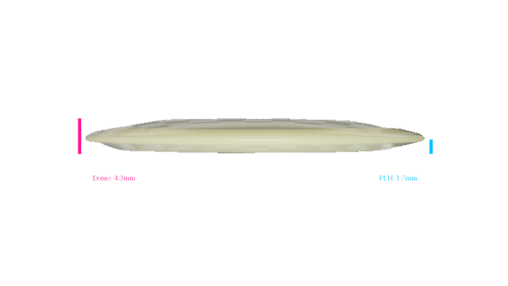 Pie Pan Discs 2026 BYOP Crop Wreckers Pre-Release Cherry Glow Hype Distance Driver Profile View