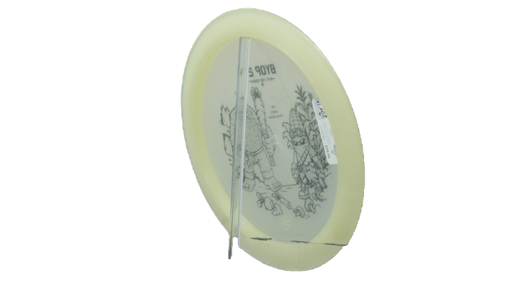 Pie Pan Discs 2026 BYOP Crop Wreckers Pre-Release Cherry Glow Hype Distance Driver Back View