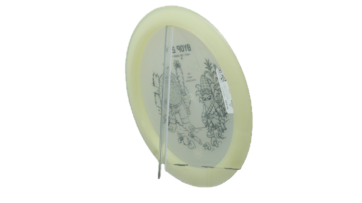 Pie Pan Discs 2026 BYOP Crop Wreckers Pre-Release Cherry Glow Hype Distance Driver Back View