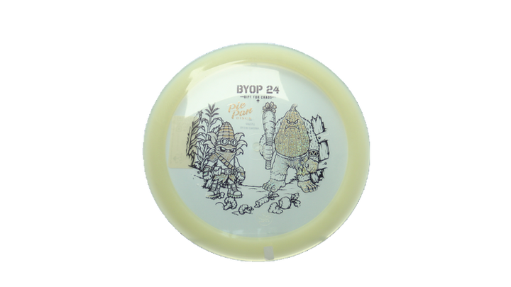 Pie Pan Discs 2026 BYOP Crop Wreckers Pre-Release Cherry Glow Hype Distance Driver Front View