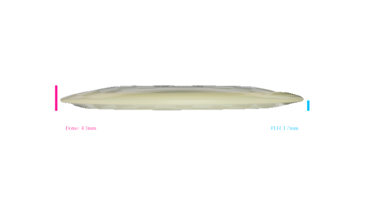 Pie Pan Discs 2026 BYOP Crop Wreckers Pre-Release Cherry Glow Hype Distance Driver Profile View