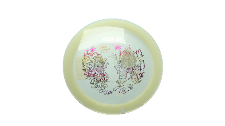 Pie Pan Discs 2026 BYOP Crop Wreckers Pre-Release Cherry Glow Hype Distance Driver Front View