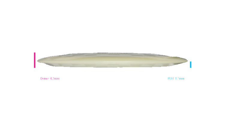 Pie Pan Discs 2026 BYOP Crop Wreckers Pre-Release Cherry Glow Hype Distance Driver Profile View
