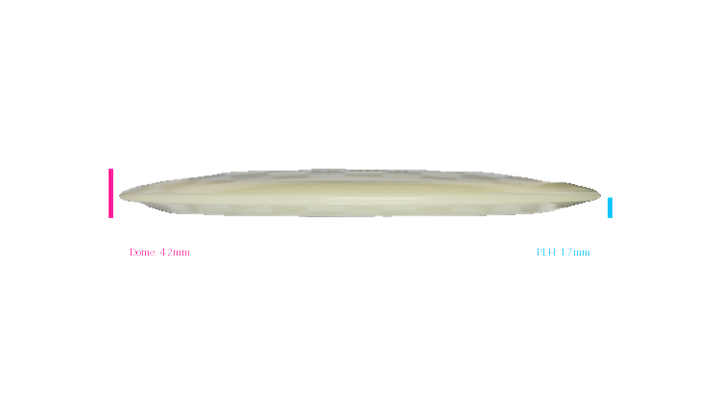 Pie Pan Discs 2026 BYOP Crop Wreckers Pre-Release Cherry Glow Hype Distance Driver Profile View