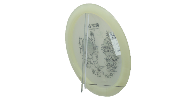 Pie Pan Discs 2026 BYOP Crop Wreckers Cherry Glow Grunt (retooled) Fairway Driver Back View
