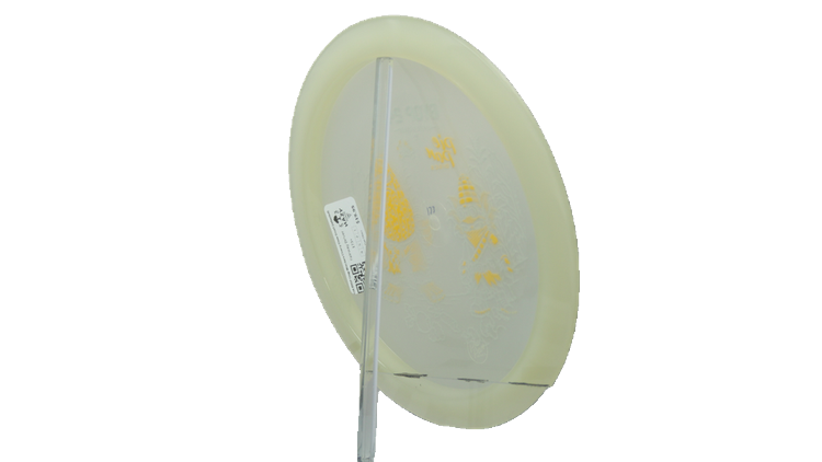 Pie Pan Discs 2026 BYOP Crop Wreckers Cherry Glow Grunt (retooled) Fairway Driver Back View