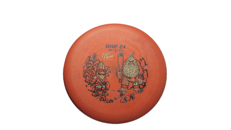 Pie Pan Discs 2026 BYOP Crop Wreckers Stick Butter Bagger Putter Front View