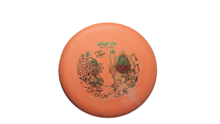 Pie Pan Discs 2026 BYOP Crop Wreckers Stick Butter Bagger Putter Front View