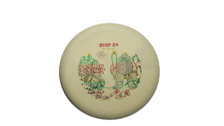 Pie Pan Discs 2026 BYOP Crop Wreckers Butter Line Glow Bagger Putter Front View