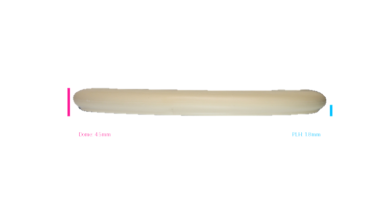 Pie Pan Discs 2026 BYOP Crop Wreckers Butter Line Glow Bagger Putter Profile View