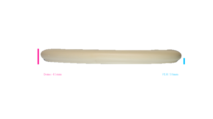 Pie Pan Discs 2026 BYOP Crop Wreckers Butter Line Glow Bagger Putter Profile View