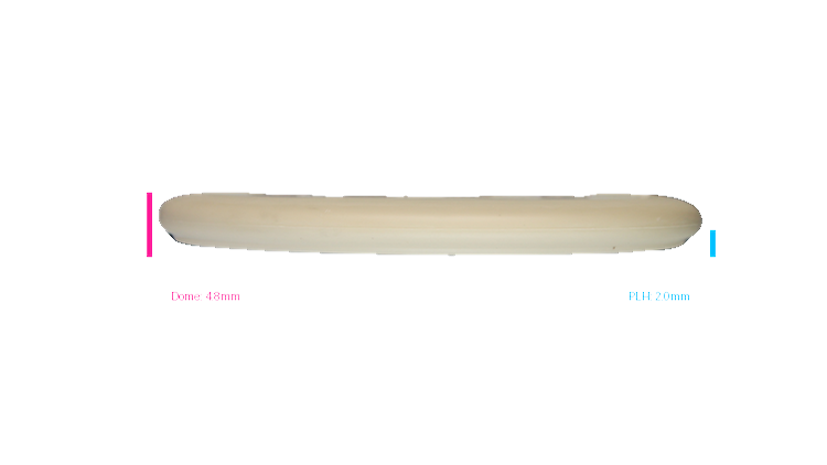 Pie Pan Discs 2026 BYOP Crop Wreckers Butter Line Glow Bagger Putter Profile View