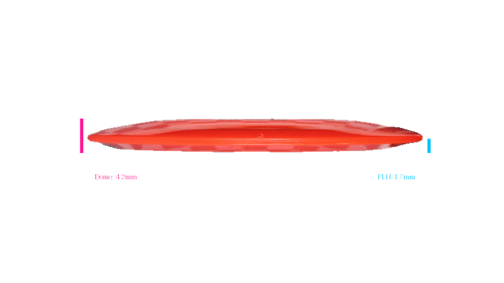 Pie Pan Discs 2026 BYOP Crop Wreckers Cherry Grunt (retooled) Fairway Driver Profile View