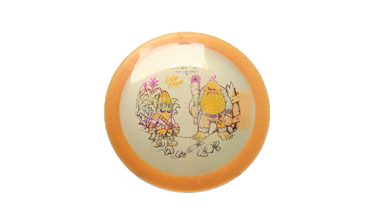 Pie Pan Discs 2026 BYOP Crop Wreckers Cherry Grunt (retooled) Fairway Driver Front View