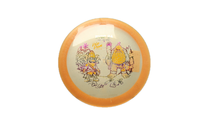 Pie Pan Discs 2026 BYOP Crop Wreckers Cherry Grunt (retooled) Fairway Driver Front View