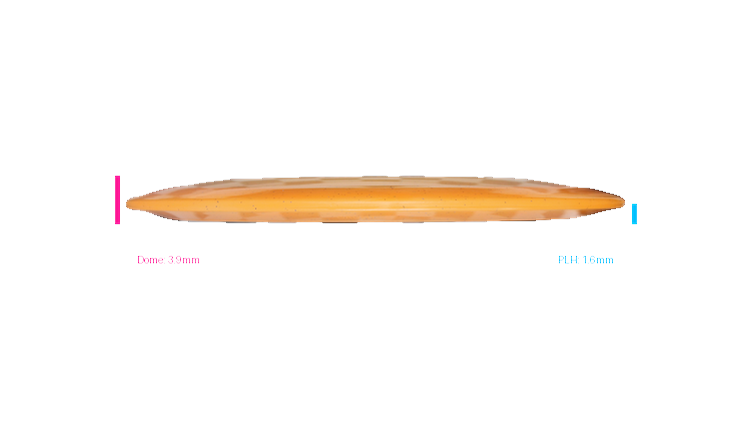 Pie Pan Discs 2026 BYOP Crop Wreckers Cherry Grunt (retooled) Fairway Driver Profile View