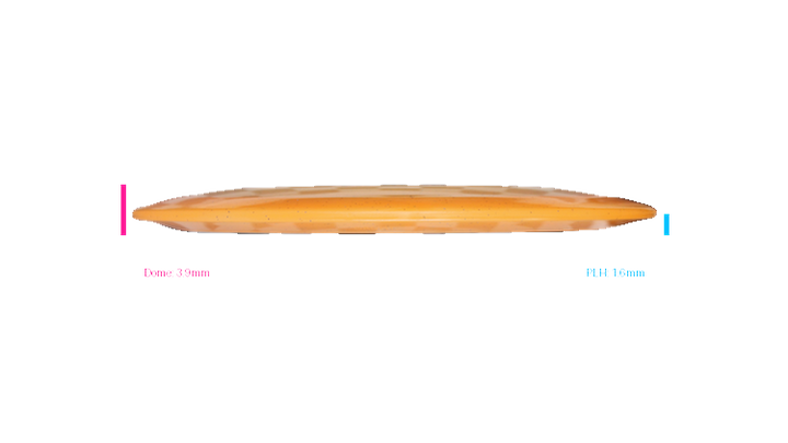 Pie Pan Discs 2026 BYOP Crop Wreckers Cherry Grunt (retooled) Fairway Driver Profile View