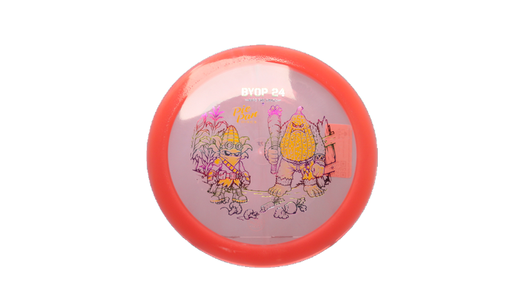 Pie Pan Discs 2026 BYOP Crop Wreckers Cherry Grunt (retooled) Fairway Driver Front View
