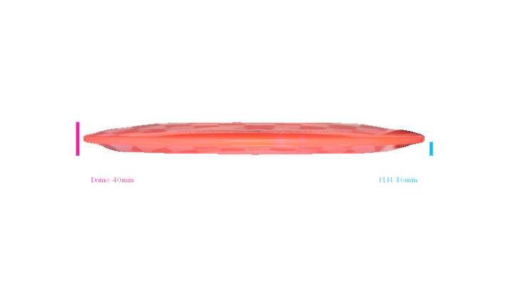 Pie Pan Discs 2026 BYOP Crop Wreckers Cherry Grunt (retooled) Fairway Driver Profile View