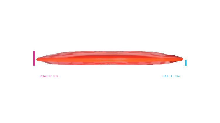 Pie Pan Discs 2026 BYOP Crop Wreckers Cherry Grunt (retooled) Fairway Driver Profile View