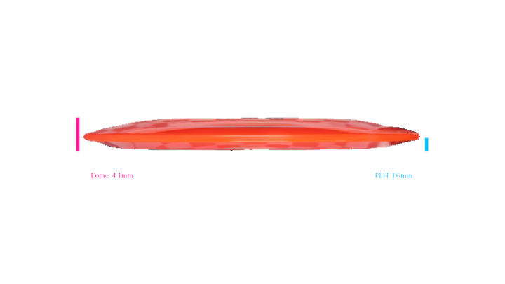 Pie Pan Discs 2026 BYOP Crop Wreckers Cherry Grunt (retooled) Fairway Driver Profile View