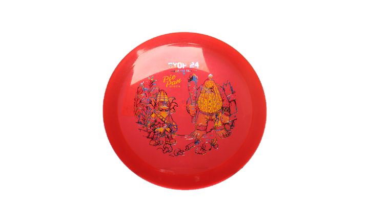 Pie Pan Discs 2026 BYOP Crop Wreckers Cherry Grunt (retooled) Fairway Driver Front View
