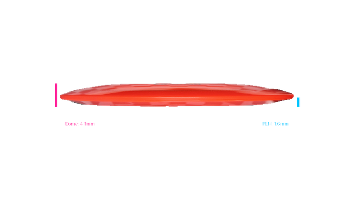 Pie Pan Discs 2026 BYOP Crop Wreckers Cherry Grunt (retooled) Fairway Driver Profile View