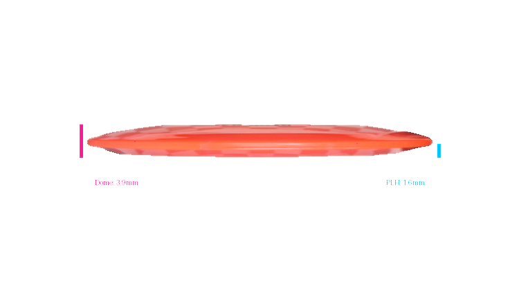 Pie Pan Discs 2026 BYOP Crop Wreckers Cherry Grunt (retooled) Fairway Driver Profile View