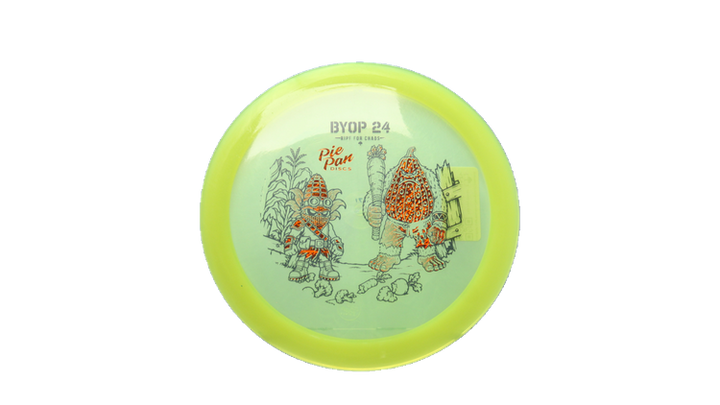 Pie Pan Discs 2026 BYOP Crop Wreckers Cherry Grunt (retooled) Fairway Driver Front View