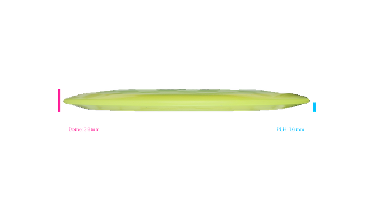Pie Pan Discs 2026 BYOP Crop Wreckers Cherry Grunt (retooled) Fairway Driver Profile View