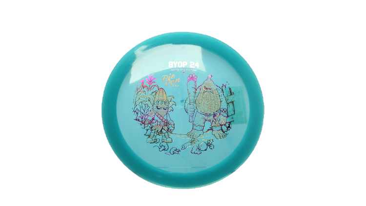 Pie Pan Discs 2026 BYOP Crop Wreckers Cherry Grunt (retooled) Fairway Driver Front View
