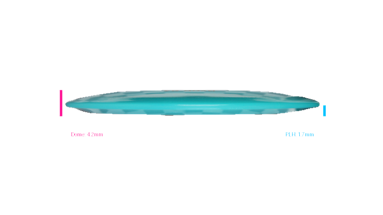Pie Pan Discs 2026 BYOP Crop Wreckers Cherry Grunt (retooled) Fairway Driver Profile View