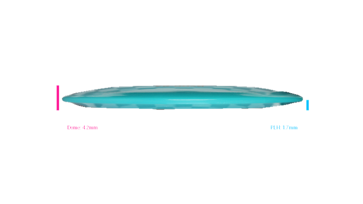Pie Pan Discs 2026 BYOP Crop Wreckers Cherry Grunt (retooled) Fairway Driver Profile View
