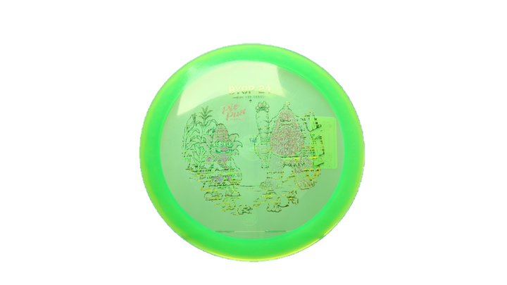 Pie Pan Discs 2026 BYOP Crop Wreckers Cherry Grunt (retooled) Fairway Driver Front View