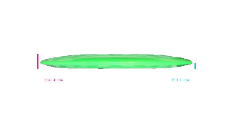 Pie Pan Discs 2026 BYOP Crop Wreckers Cherry Grunt (retooled) Fairway Driver Profile View