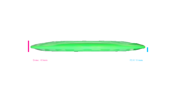 Pie Pan Discs 2026 BYOP Crop Wreckers Cherry Grunt (retooled) Fairway Driver Profile View