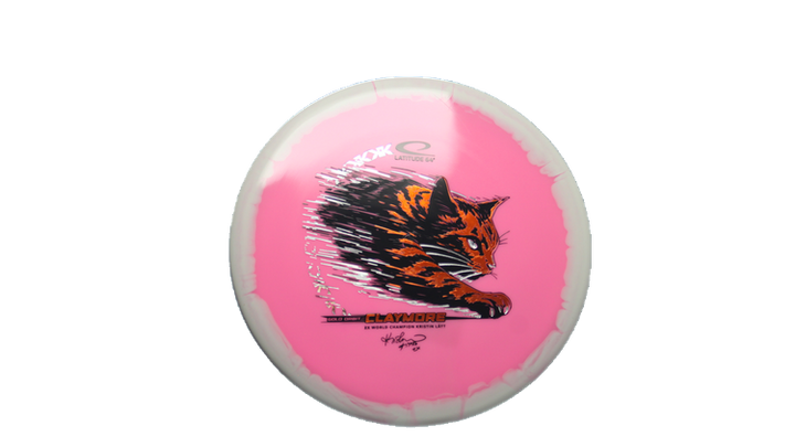 Latitude 64 2026 Kristin Latt Team Series Gold Orbit Claymore Midrange Front View
