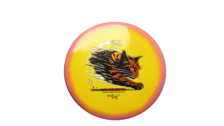 Latitude 64 2026 Kristin Latt Team Series Gold Orbit Claymore Midrange Front View