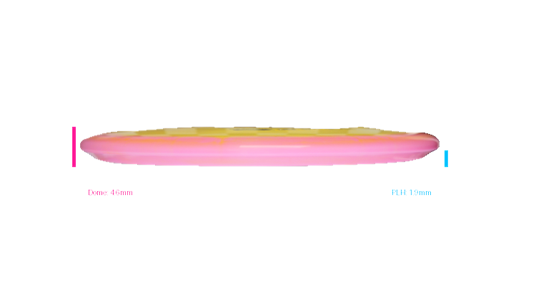 Latitude 64 2026 Kristin Latt Team Series Gold Orbit Claymore Midrange Profile View