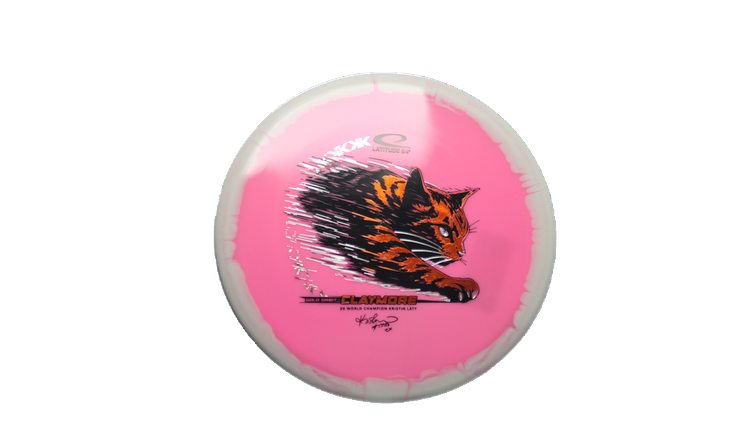 Latitude 64 2026 Kristin Latt Team Series Gold Orbit Claymore Midrange Front View