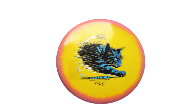Latitude 64 2026 Kristin Latt Team Series Gold Orbit Claymore Midrange Front View