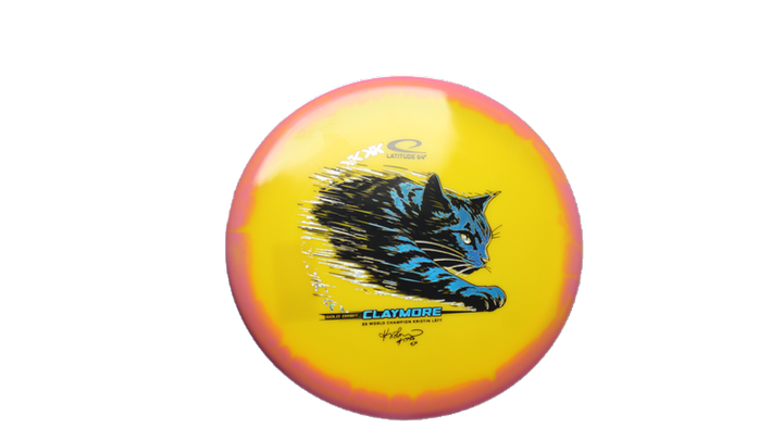 Latitude 64 2026 Kristin Latt Team Series Gold Orbit Claymore Midrange Front View