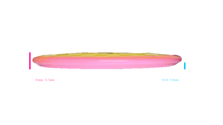 Latitude 64 2026 Kristin Latt Team Series Gold Orbit Claymore Midrange Profile View