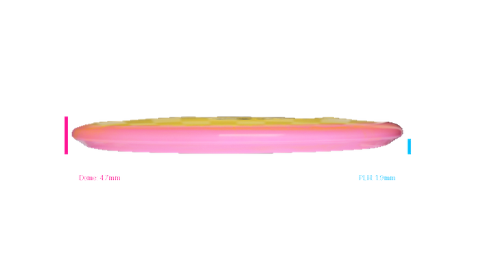 Latitude 64 2026 Kristin Latt Team Series Gold Orbit Claymore Midrange Profile View