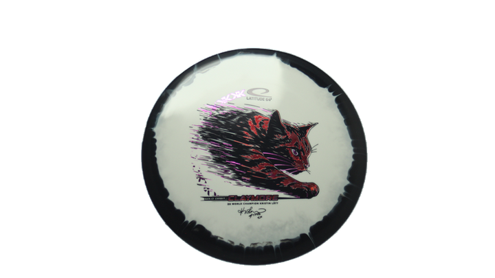 Latitude 64 2026 Kristin Latt Team Series Gold Orbit Claymore Midrange Front View