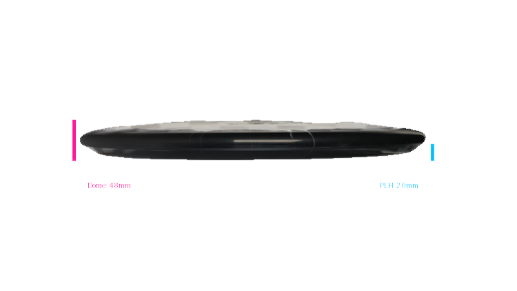 Latitude 64 2026 Kristin Latt Team Series Gold Orbit Claymore Midrange Profile View
