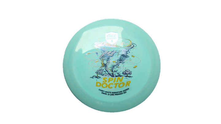 Discmania Spin Doctor - Casey White Signature Series Swirl Q-Line Premier DD1 Distance Driver Front View