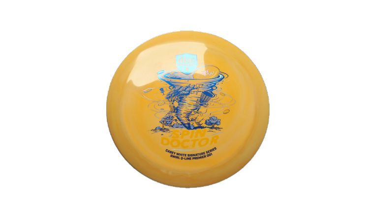 Discmania Spin Doctor - Casey White Signature Series Swirl Q-Line Premier DD1 Distance Driver Front View