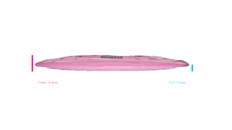 Discmania Spin Doctor - Casey White Signature Series Swirl Q-Line Premier DD1 Distance Driver Profile View
